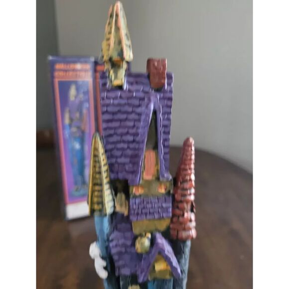 Windsor Collection Set of 2 Halloween Haunted House Tall 12"Collectibles w/Boxes - Picture 12 of 16